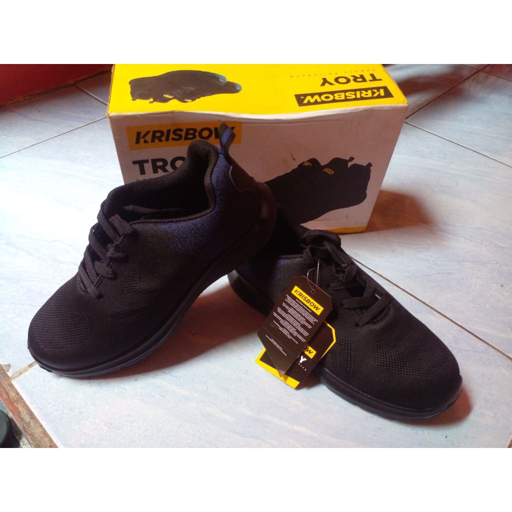 safety shoes krisbow troy original 100%