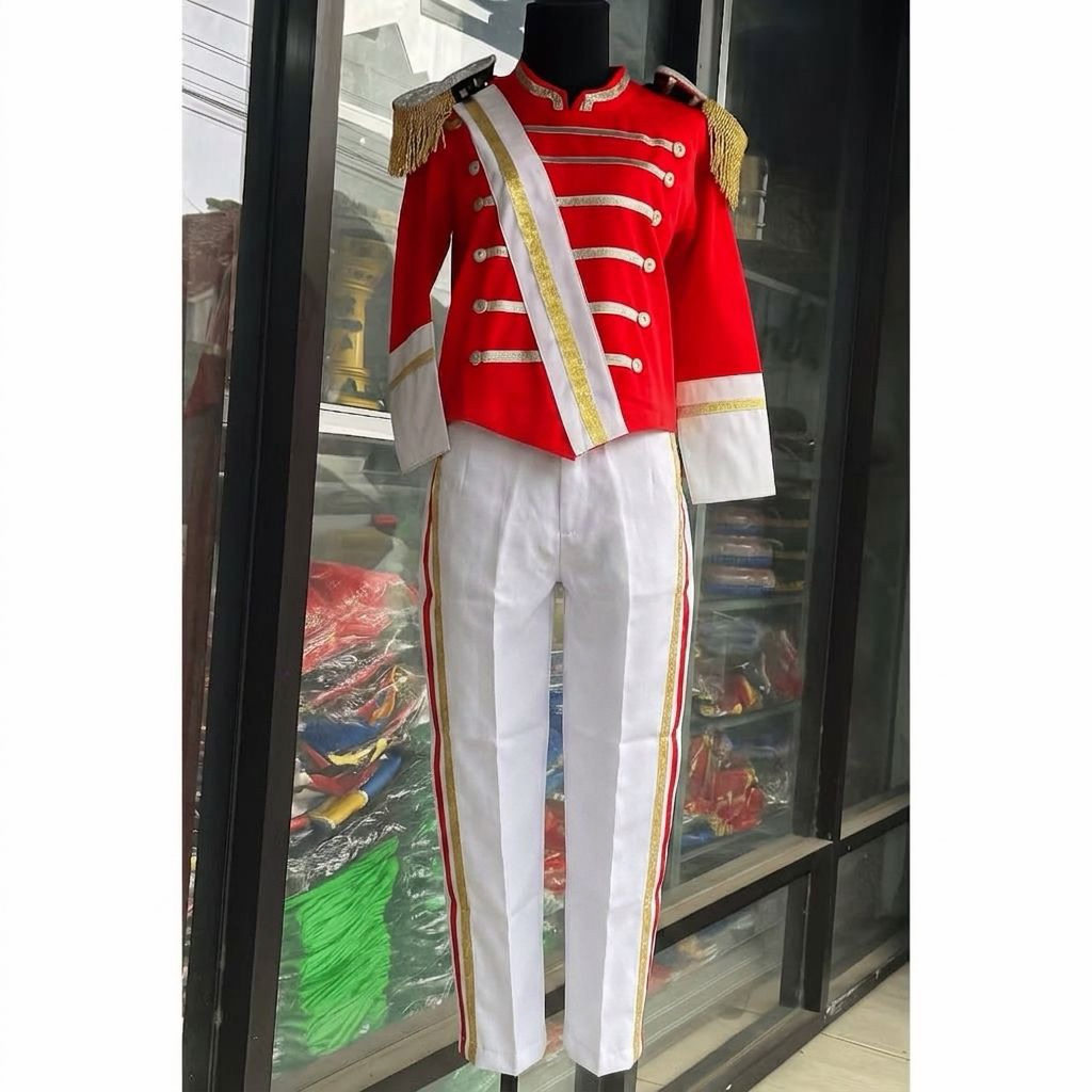 Baju pasukan merah putih SMP marchingband drumband