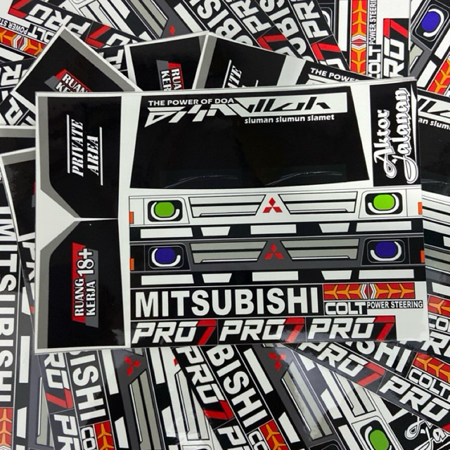 Sticker Miniatur L300 Pick Up
