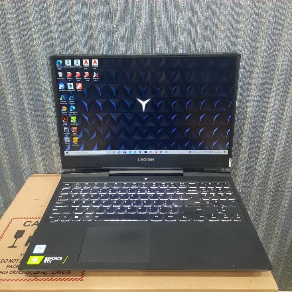 #GTX1660Ti 6Gb  Laptop Gaming Murah Lenovo Legion Y545, Core i7-9750H, Gen 9th, Nvidia Geforce GTX 1
