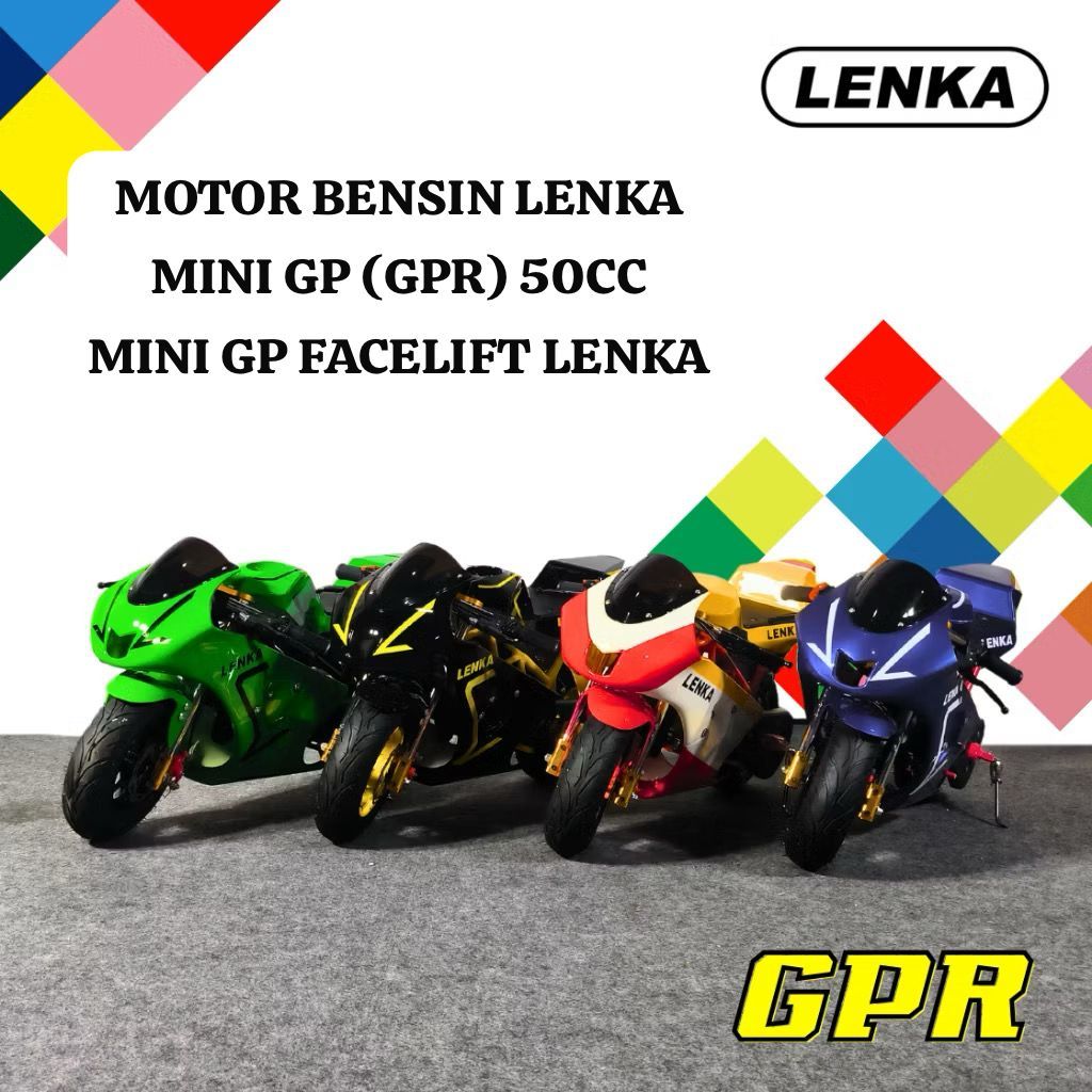 BATAM Motor Bensin LENKA Mini GP GPR 50cc 2T Automatic