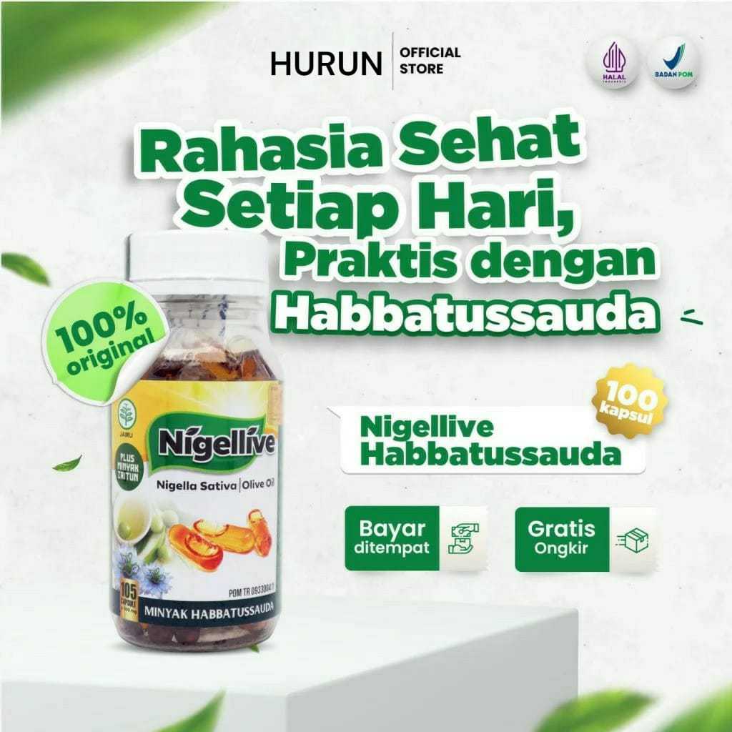 HABBATUSSAUDA OIL SOFT CAPSULE promil extra minyak kapsul jinten hitam obat herbal tradisional