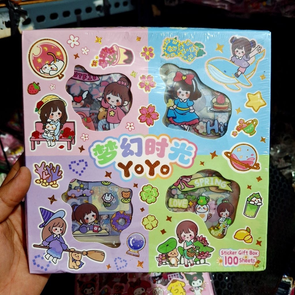 100 Pcs Sticker Box Random