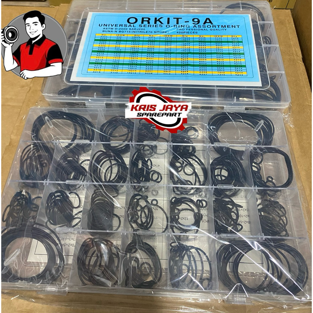 oring kit set 9A Harga untuk 1 box