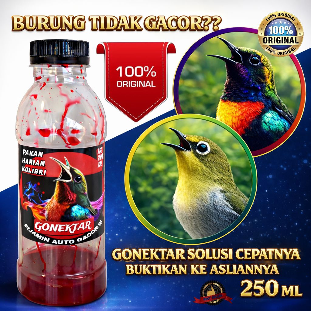250ML BOOSTER GONEKTAR VITAMIN PENGGACOR KONIN SOGON pleci dextro 87 nextro rujak nectar gledek nekt