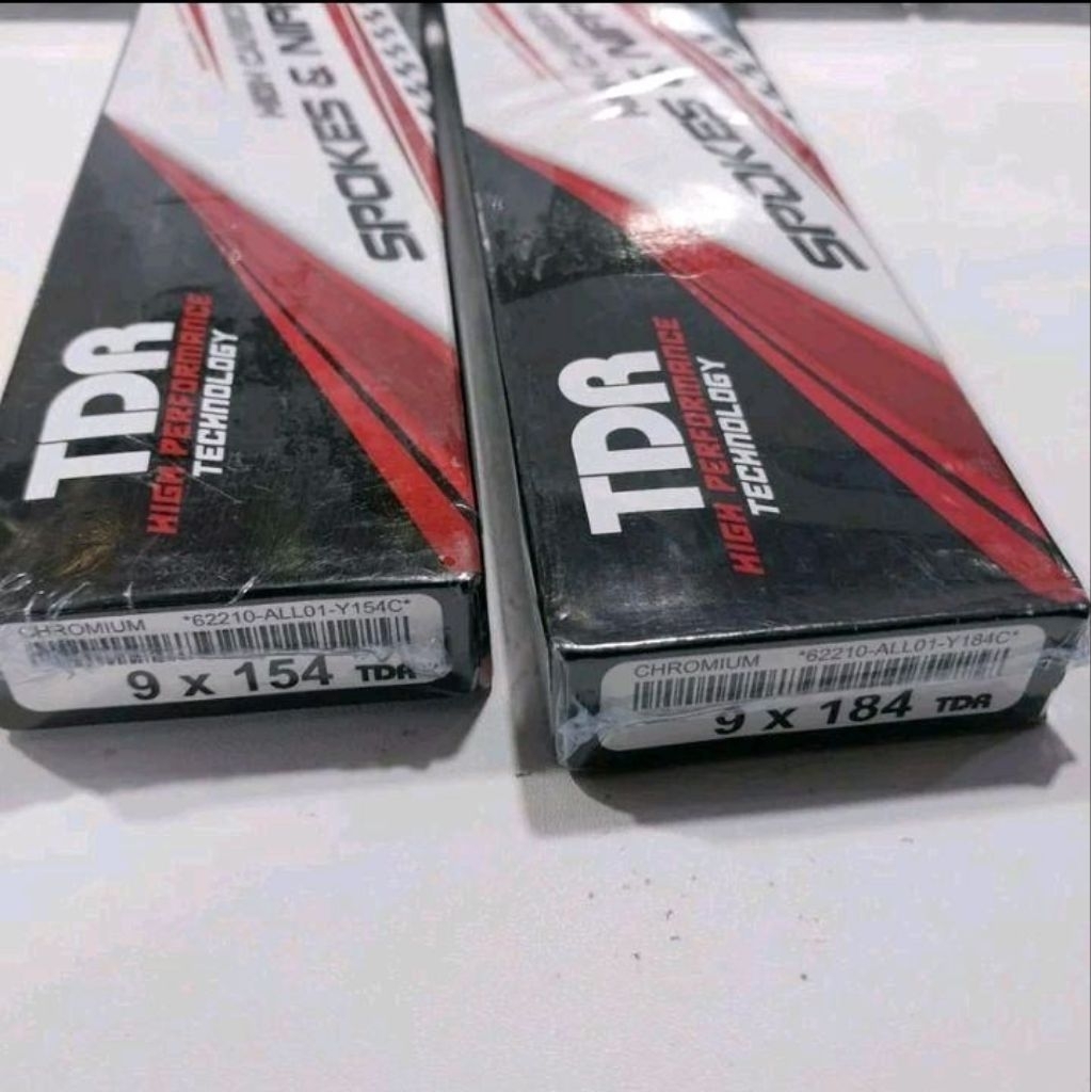 Jari Jari/Ruji Motor TDR Sepaket Depan Belakang Crome Ring 17 Motor Tiger Megapro