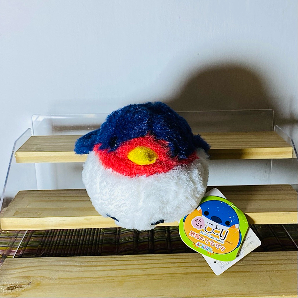 AMUFUN Fukufuku Kotori Wild Bird Friend Plush Boneka Burung Jepang Amuse Lucu