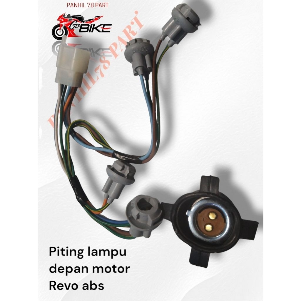 piting socket lampu depan motor Honda Revo abs berkualitas tinggi