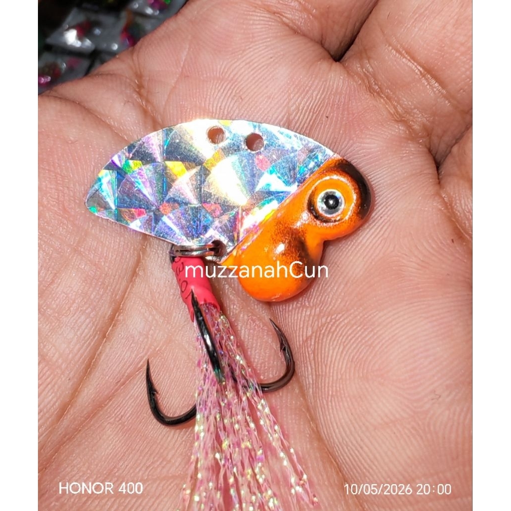 UMPAN GABUS EMIX CUCU II HALF SOLID METAL VIB SIRIP HIU  VIBRA  UMPAN CASTING UMPAN MAINAN