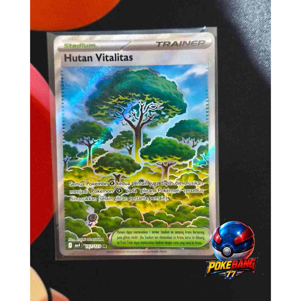 Kartu Pokemon Hutan Vitalitas Pokemon Card Vitalitas card original Indo