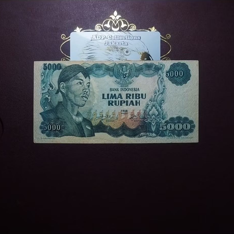 Uang Kuno 5000 Sudirman Tahun 1968
