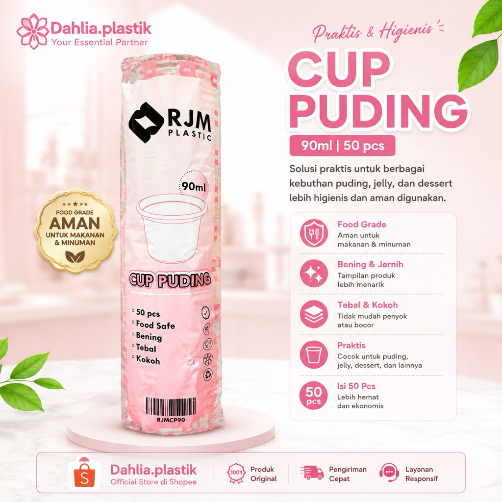RJM Cup Pudding 90ml