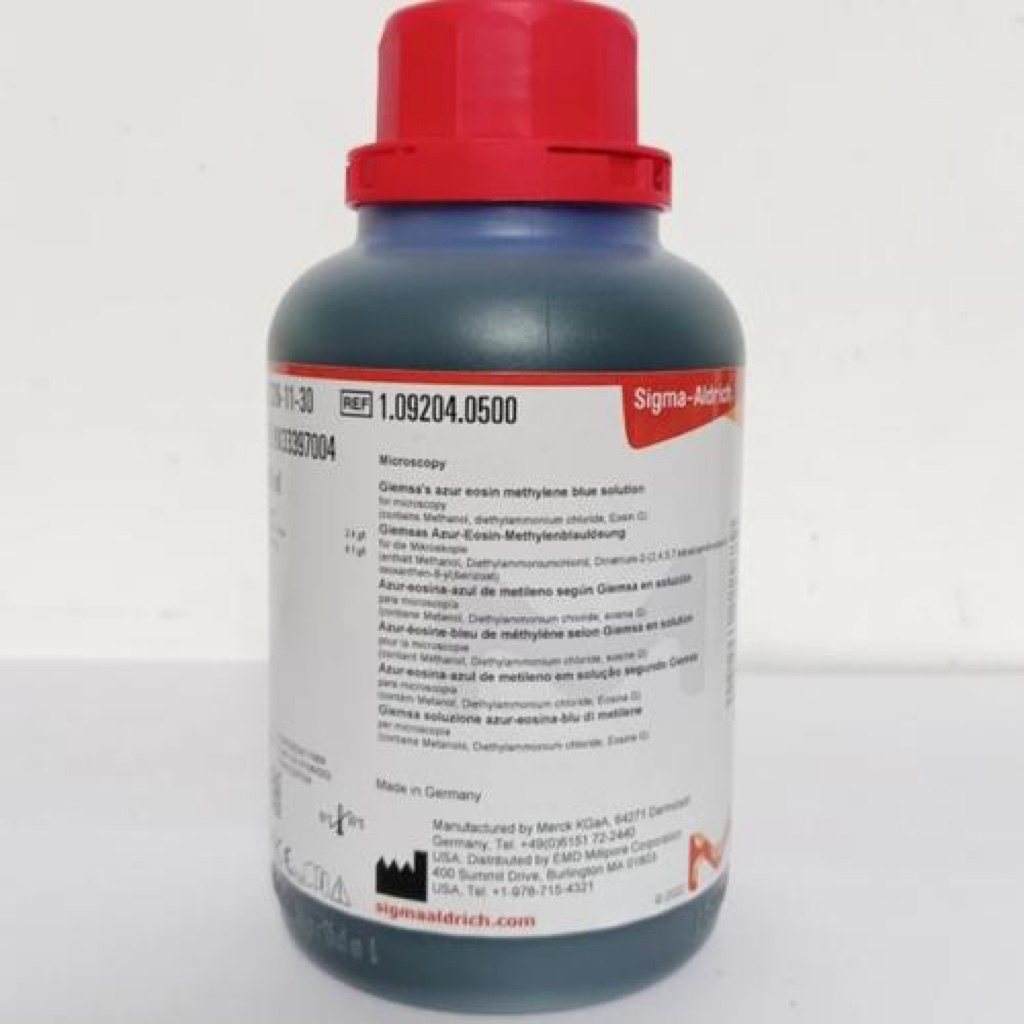 Giemsa Solution | Larutan Giemsa merck 109204.500 Giemsa Azure Eosin Methylene Blue 500ml