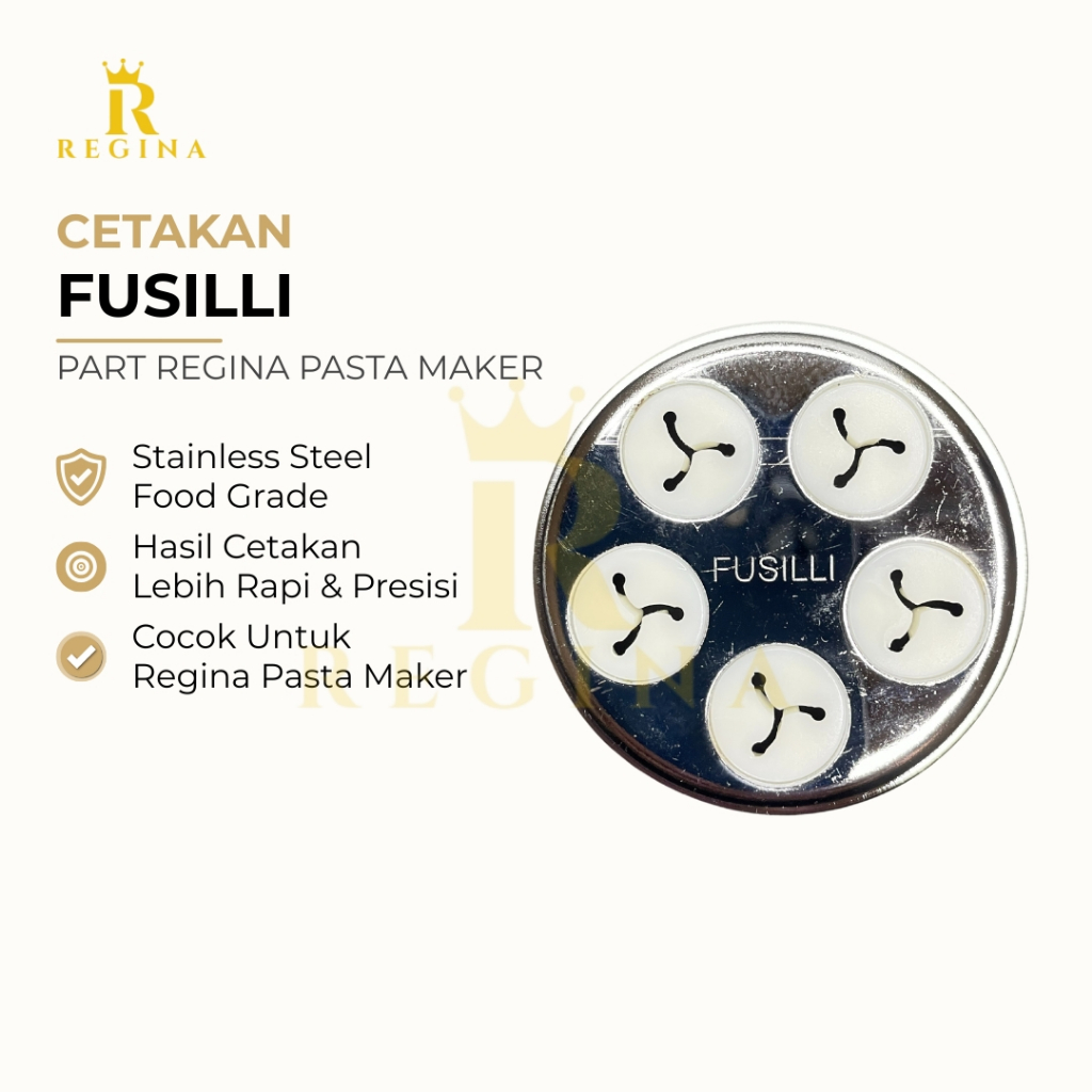 Part Cetakan Fusilli Regina Pasta Maker Original Italy Cetakan Stik Keju Cheese Stick