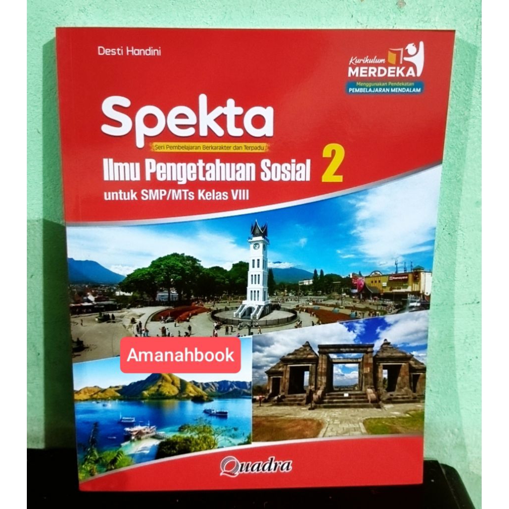 Buku Spekta IPS SMP Kelas 8 Kurikulum Merdeka Quadra