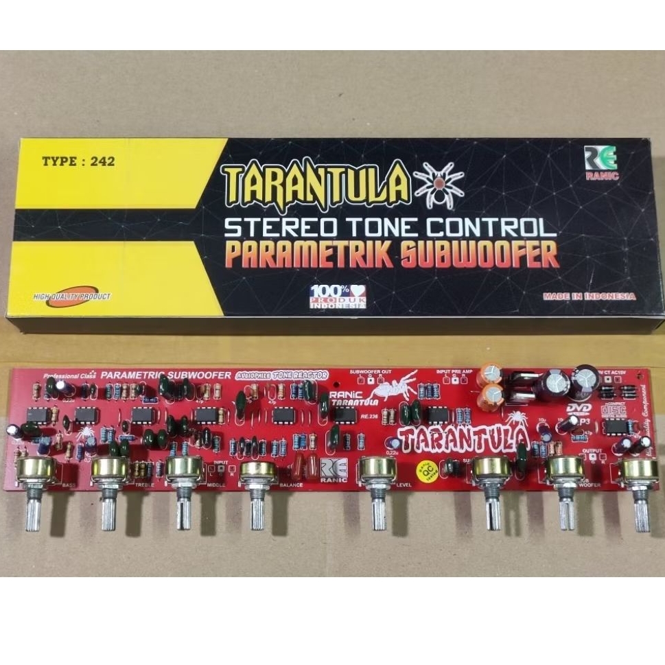Kit tone control parametrik subwoofer stereo tarantula ( 242 )