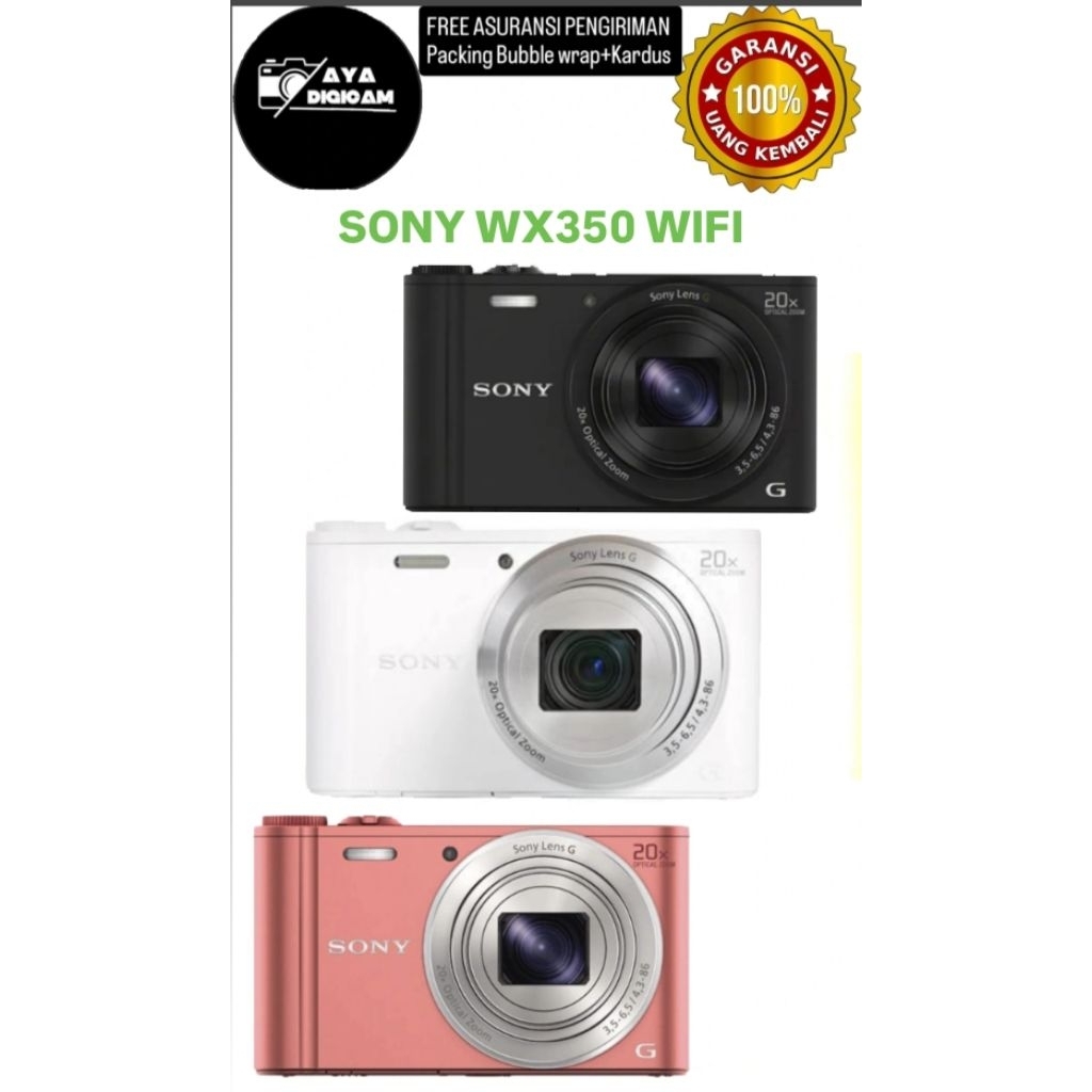 SONY WX350 /SONY DSC WX350 /SONY CIBERSHOOT DIGICAM POCKET DIGITAL