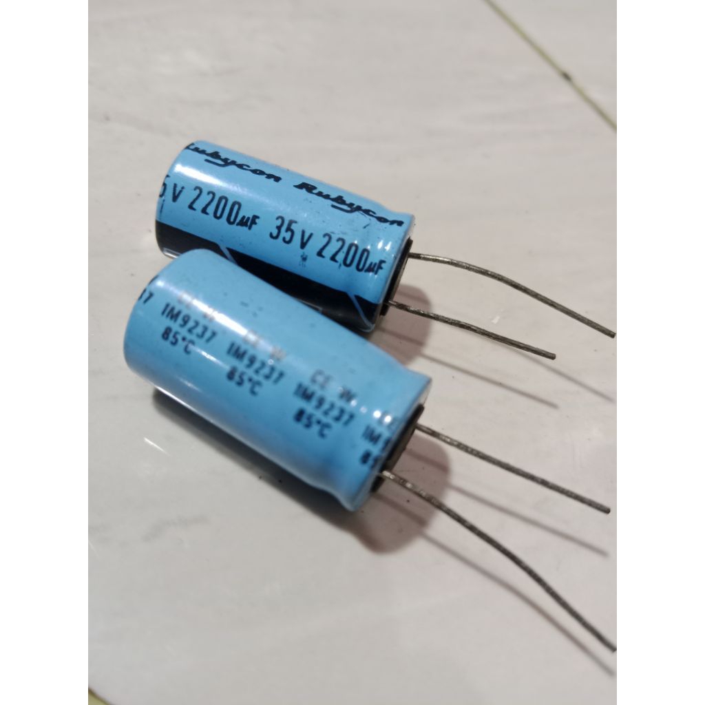 elko kapasitor rubycon Elco 2200uf - 35V