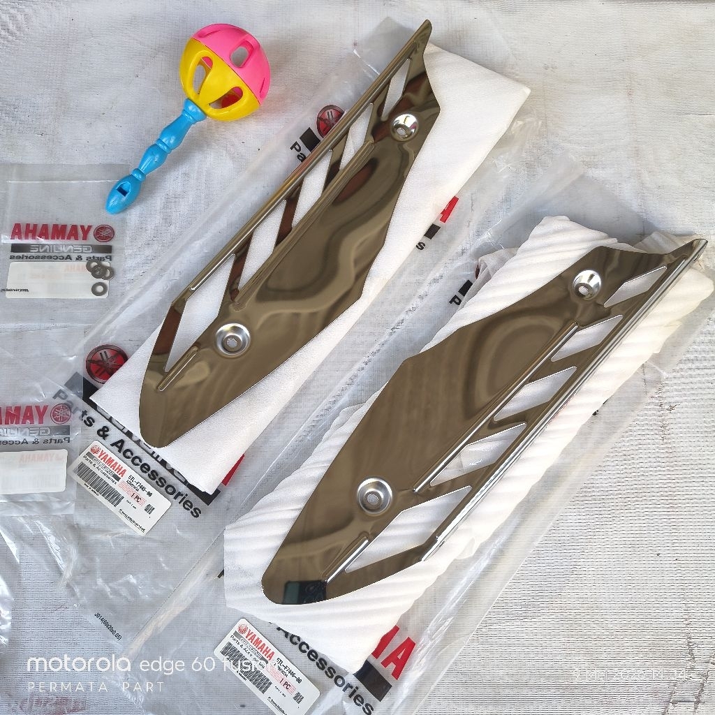 bordes pijakan injakan kaki depan yamaha mio sporty mio smile chrome variasi aksesoris ori original 