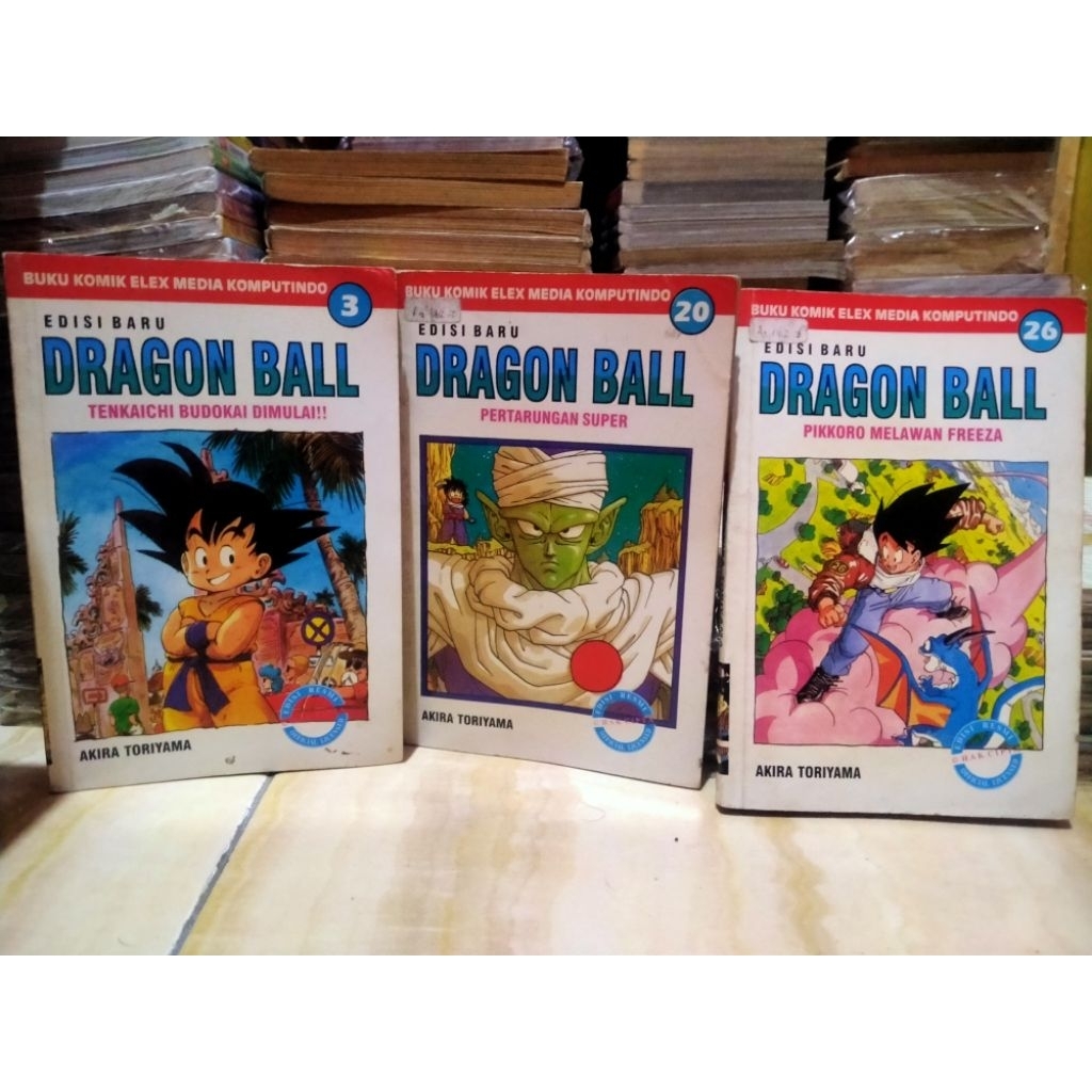 Komik Dragon Ball cabutan list merah/cover merah