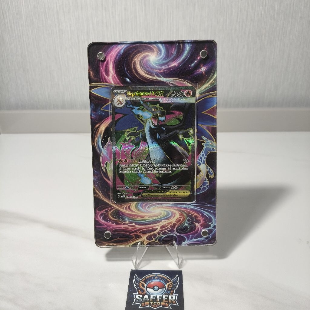 Mega Charizard X Ex SR Indo + Extended Art