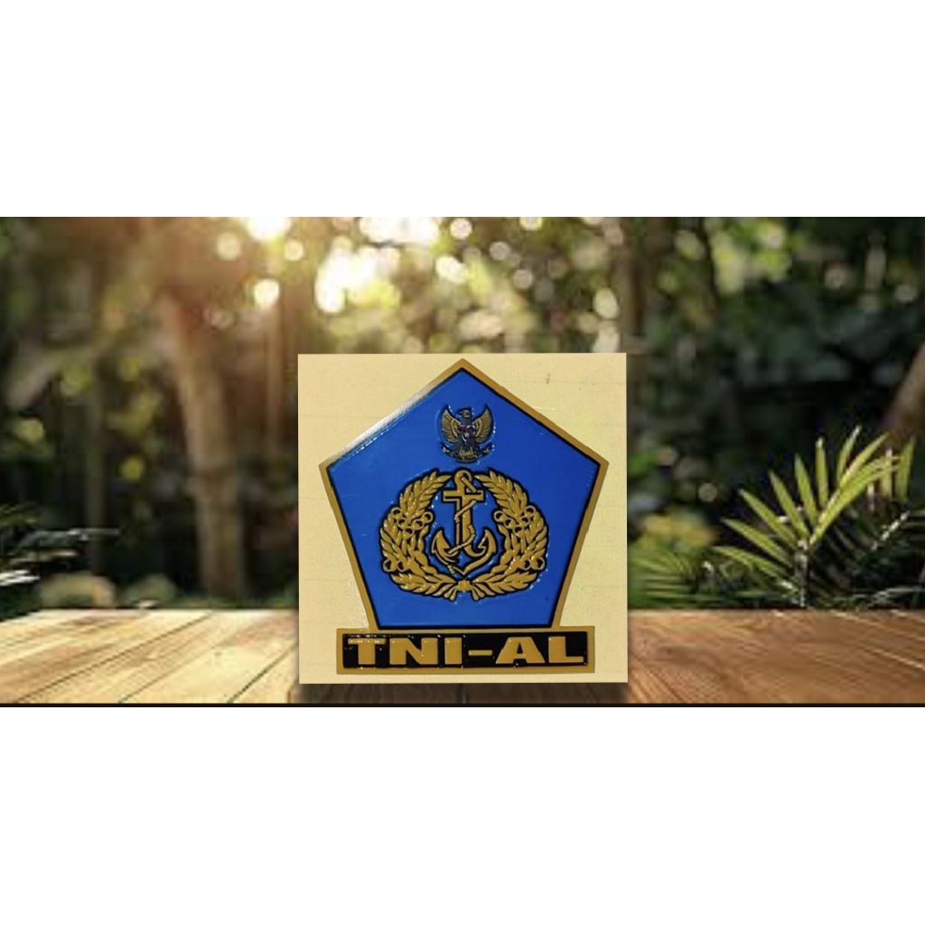 STIKER EMBOS LOGO TNI AL