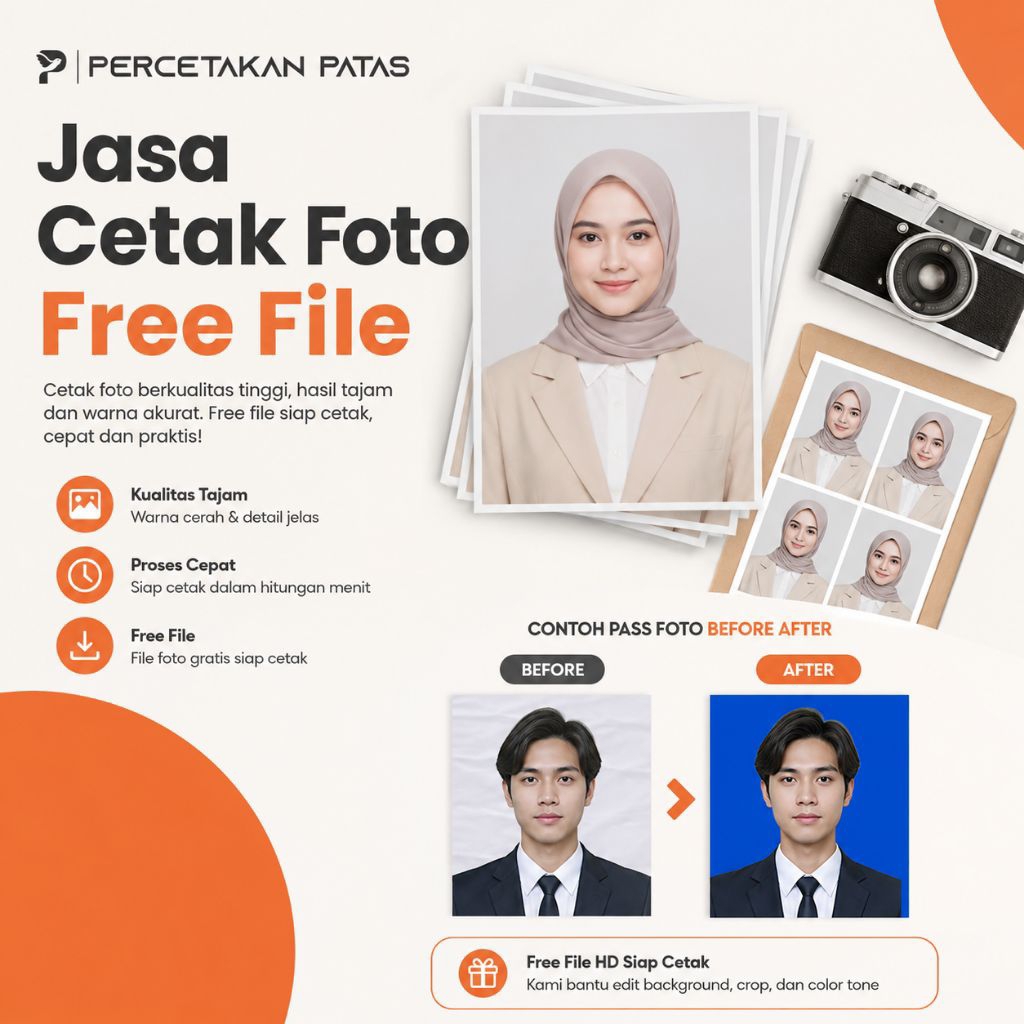 Pass foto , Cetak Foto , Photo polaroid , Cetak foto pernikahan , cuci foto.