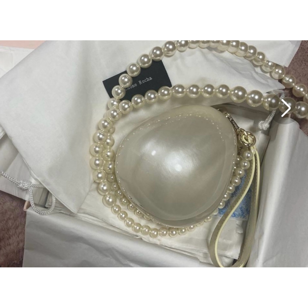 Simone Rocha Micro Egg Pearl Bag - LIKE NEW