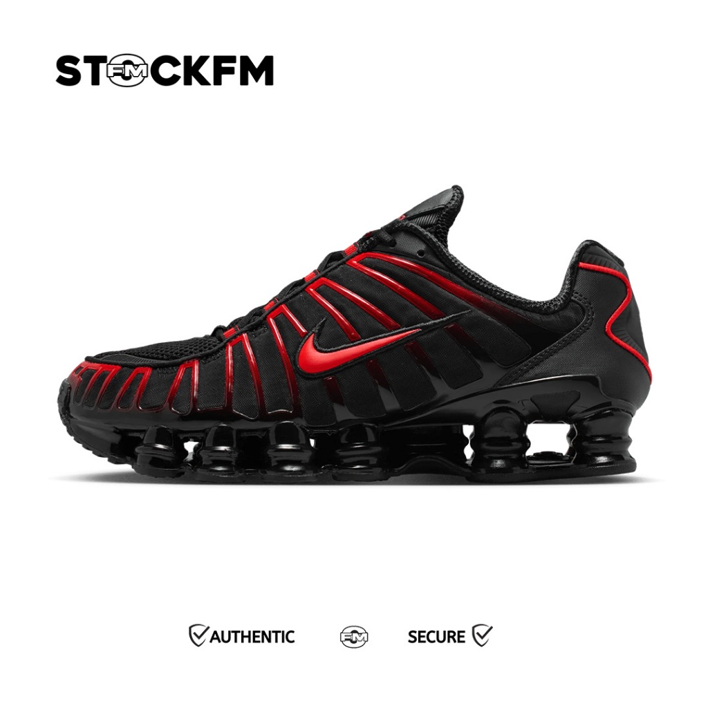 Nike Shox TL Black Light Crimson Original