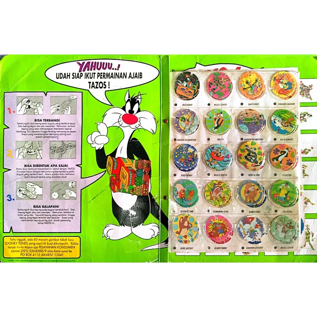 Tazos Looney Tunes Bintang 1 Tazo 1996 Chiki Balls