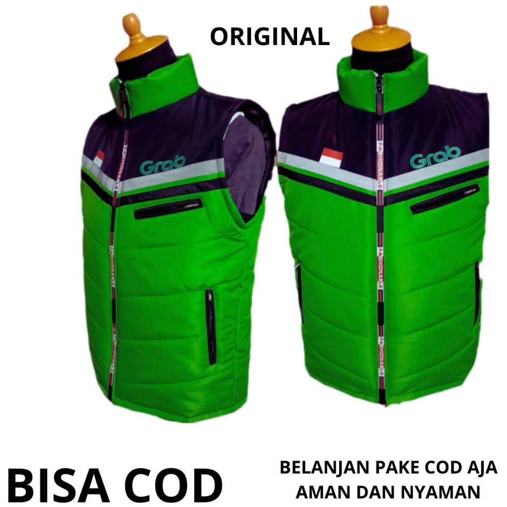 Ori - Rompi Pria Grab Terbaru Rompi Driver Grab Terbaru Rompi Ojol Online Grab 100% Ori