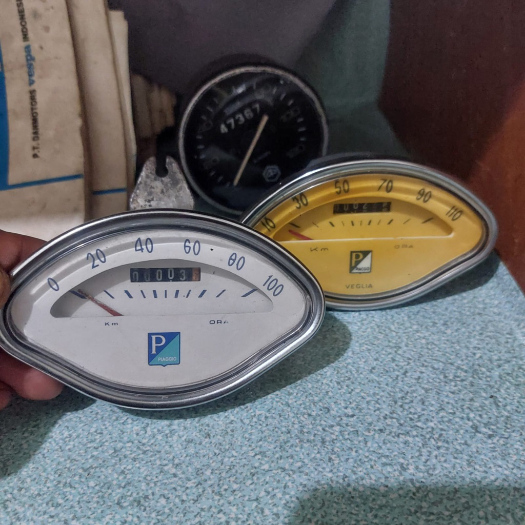 Speedometer Vespa Original VBB VLA VBB1 Copotan Old Stock