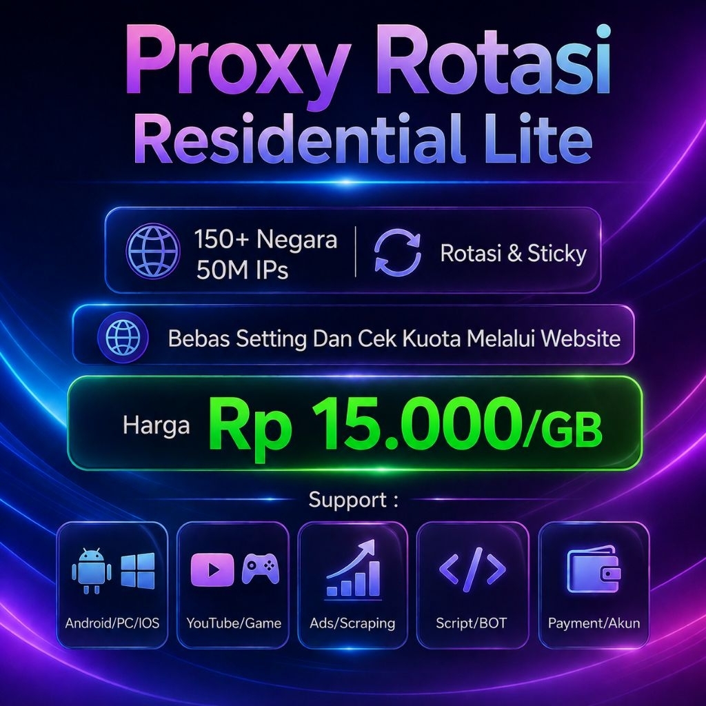 Proxy Rotasi Residential Lite