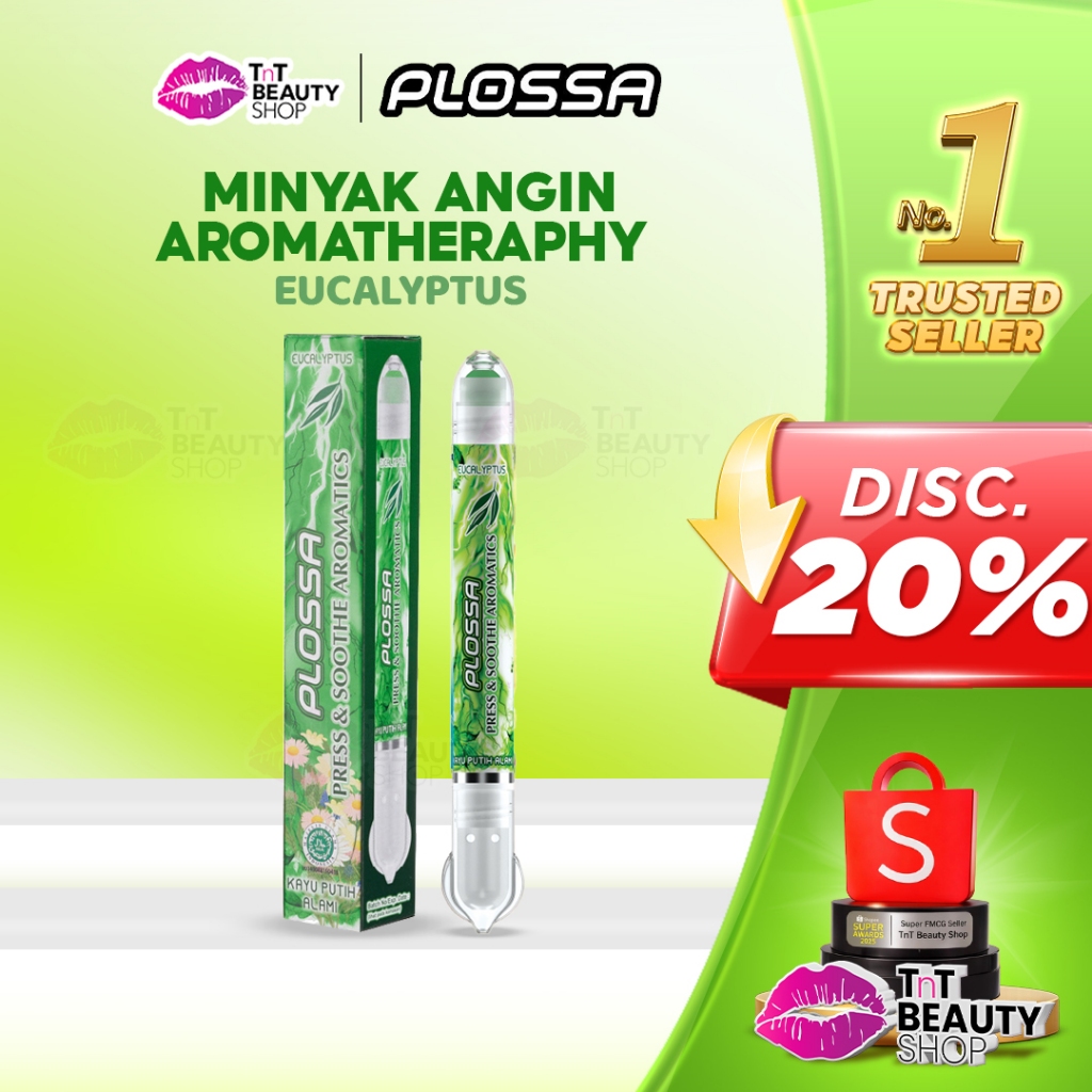 Plossa Press And Soothe Eucalyptus Aromaterapi Roll On & Inhaler | TnT Beauty Shop