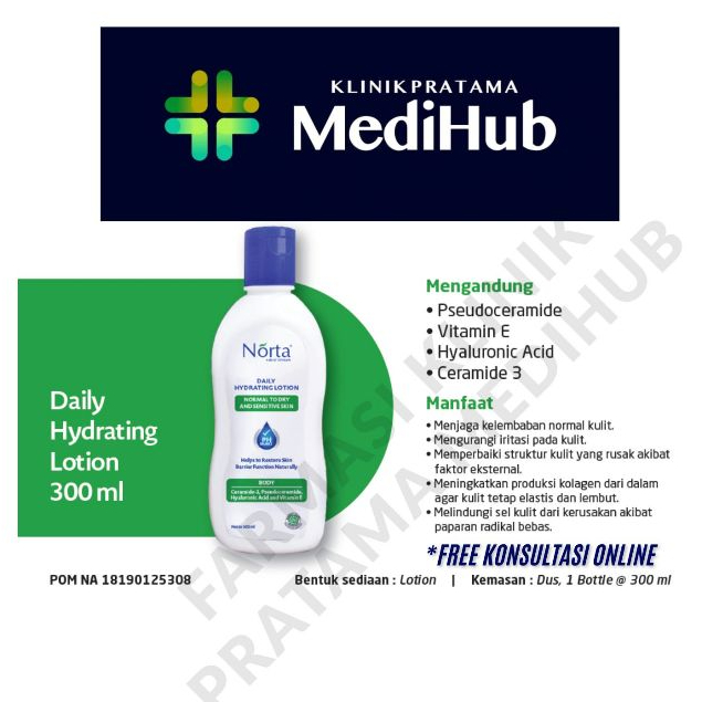 NORTA HYDRATING LOTION 300ML / NORTA HYDRATING LOTION