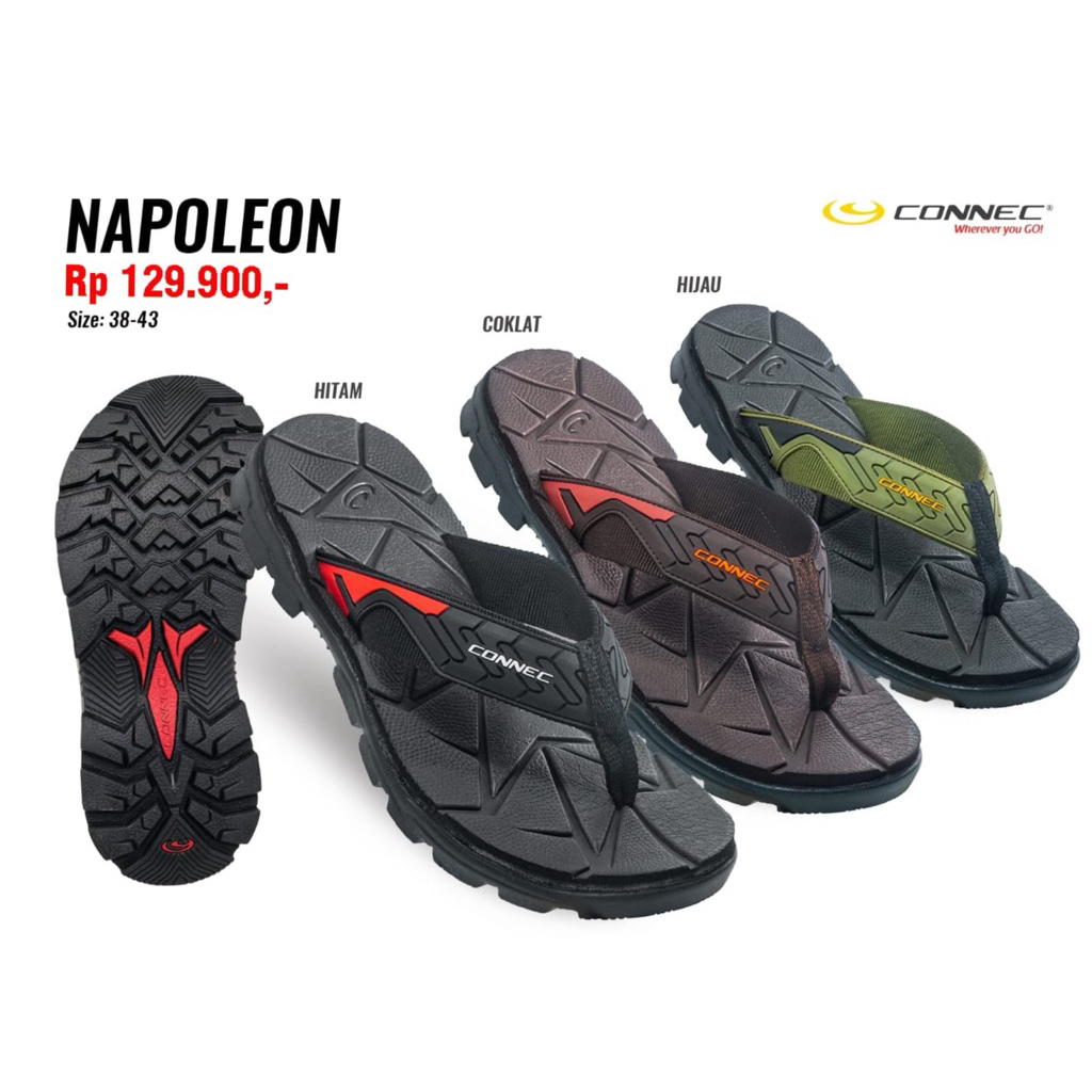 Sandal Jepit Connec Pria Model Napoleon Sendal Jepit Connec For Men