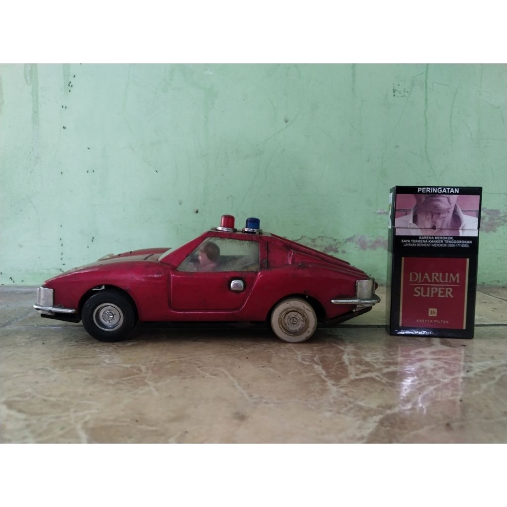 Tin Toys Sedan Police Car