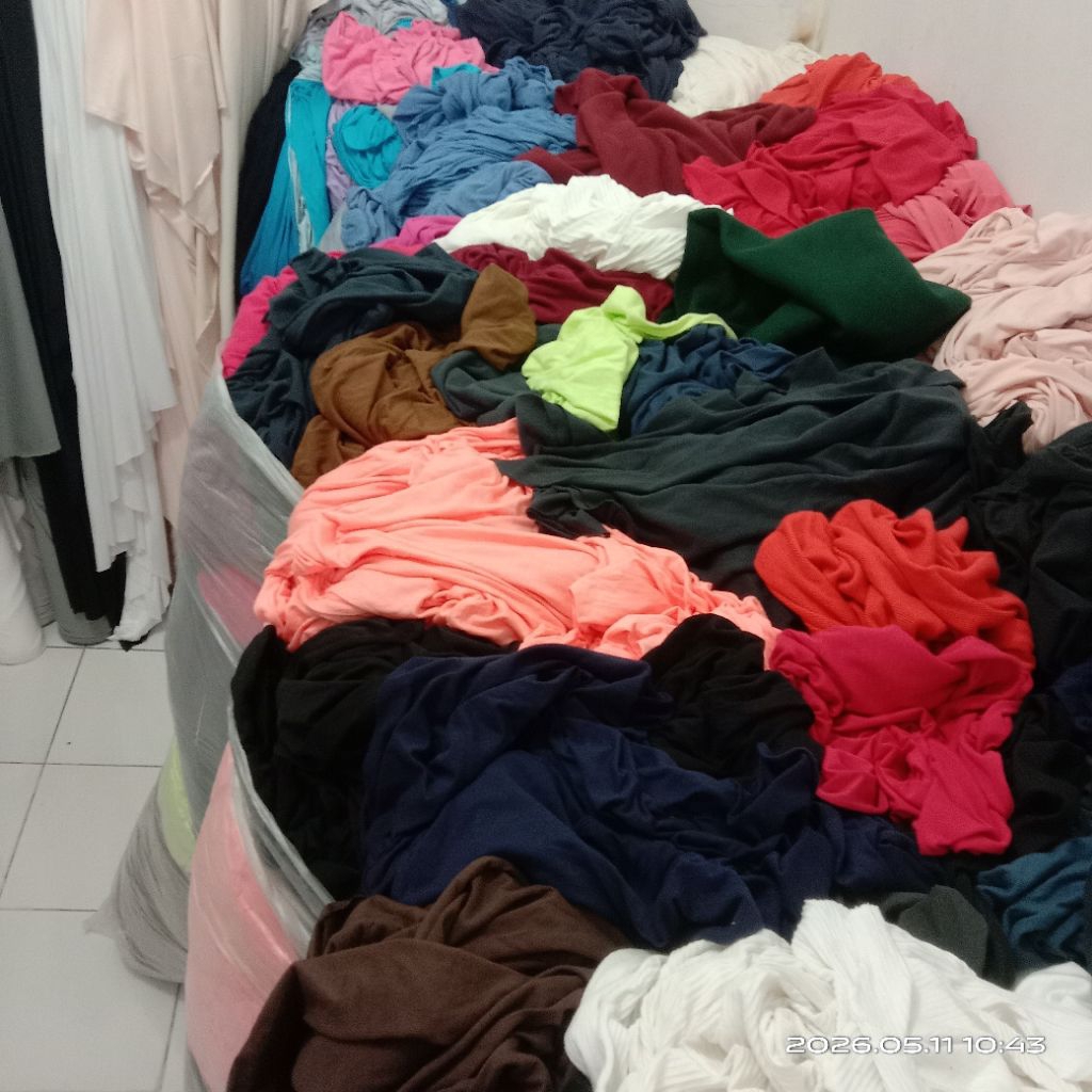 HARGA/0,5 M | KAIN KAOS FLEECE PREMIUM|KAIN KAOS FLEECE TEBAL|BAHAN KAOS HOODIE|BAHAN FLEECE METERAN