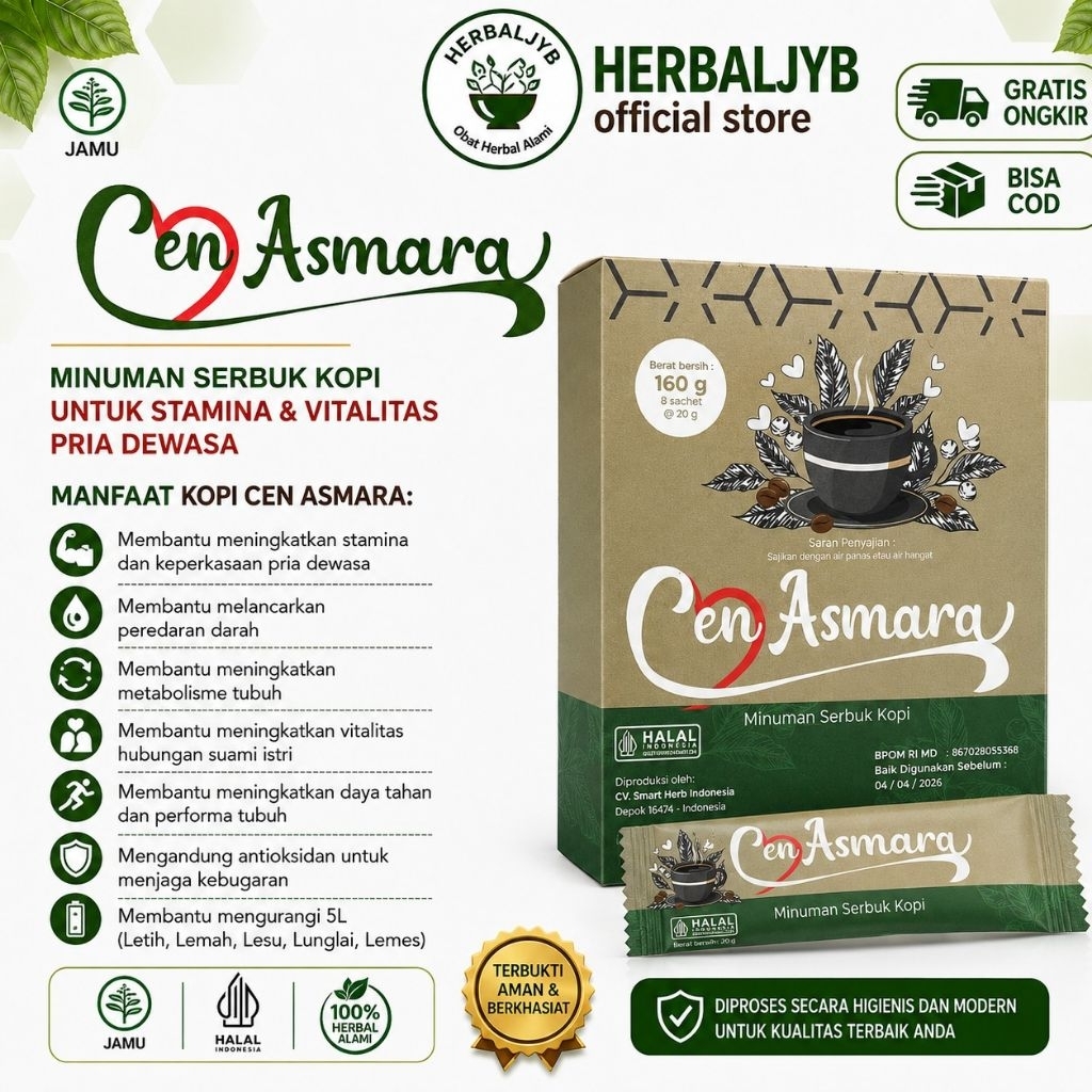 Kopi Cen Asmara Kopi Kesehatan Pria Original