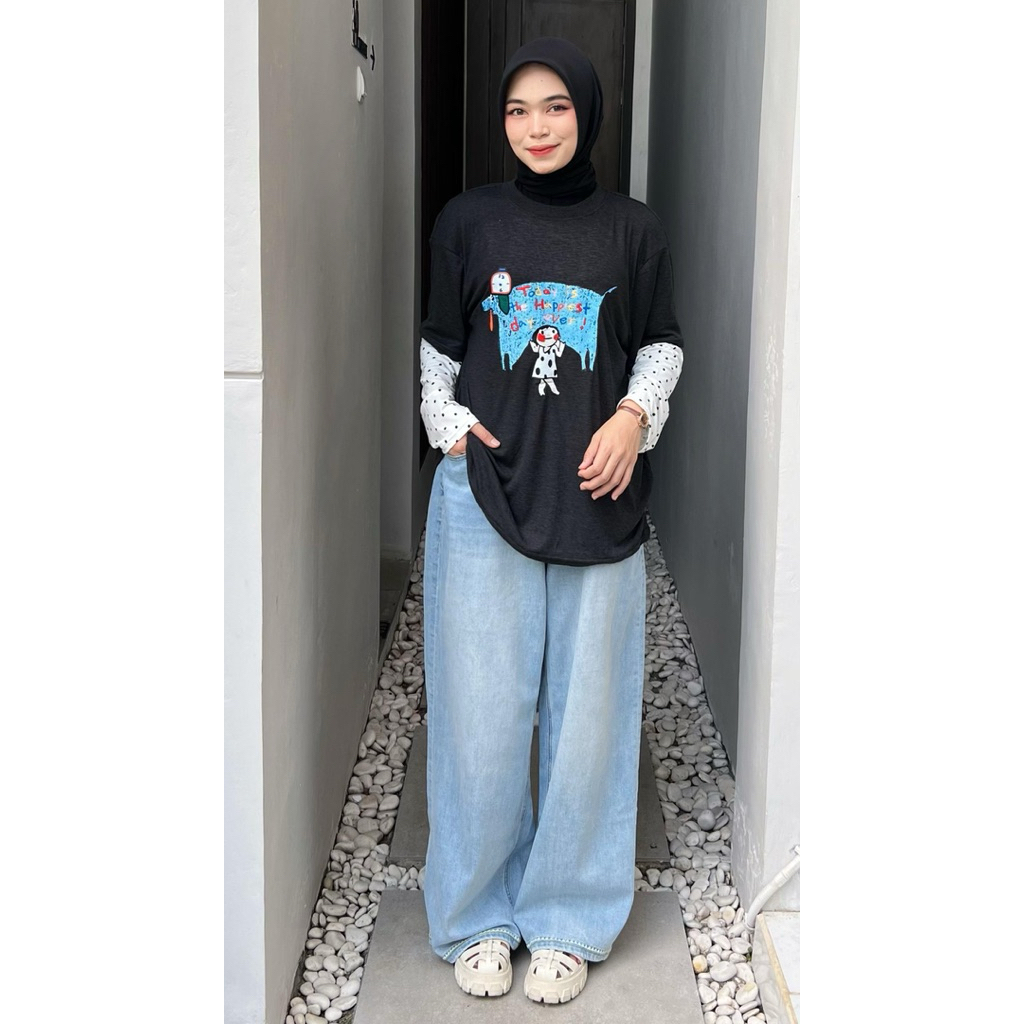 Keyra Blouse Athayaa Daily Atasan Kaos Wanita Original / Atasan kaos / atasan athayaa