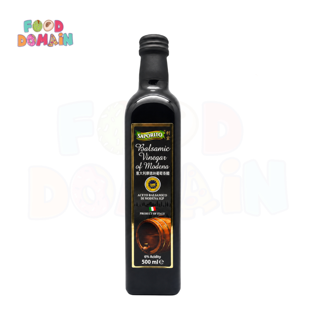 Saporito Balsamic Vinegar of Modena 500ml - Cuka Balsamik Saus Salad