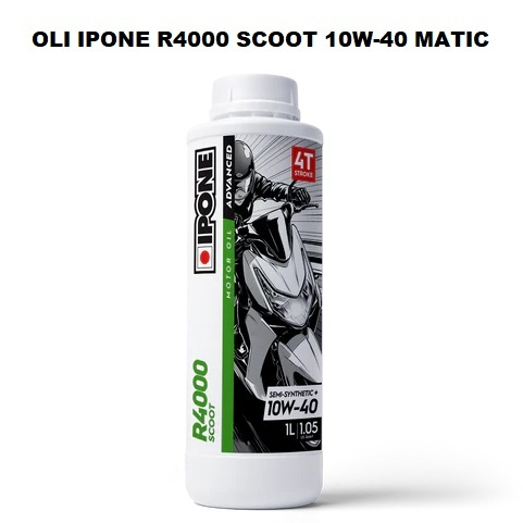 IPONE SCOOT R4000 MATIC 10W40 1L OLI MESIN MOTOR MATIC