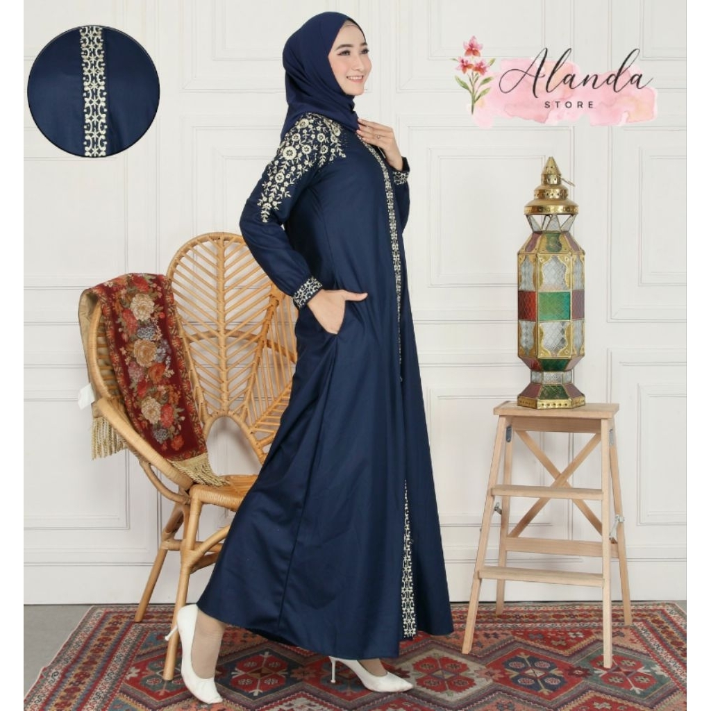 Gamis Arsyila/Gamis Bordir Payet/Gamis Toyobo Premium/Daily Gamis