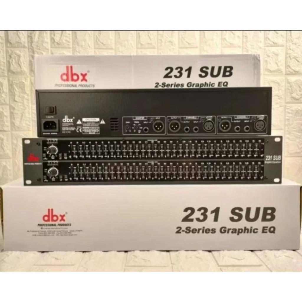 Equalizer DBX 231 Plus SUB / DBX 231 + SUB / DBX 231 SUB GRADE A+