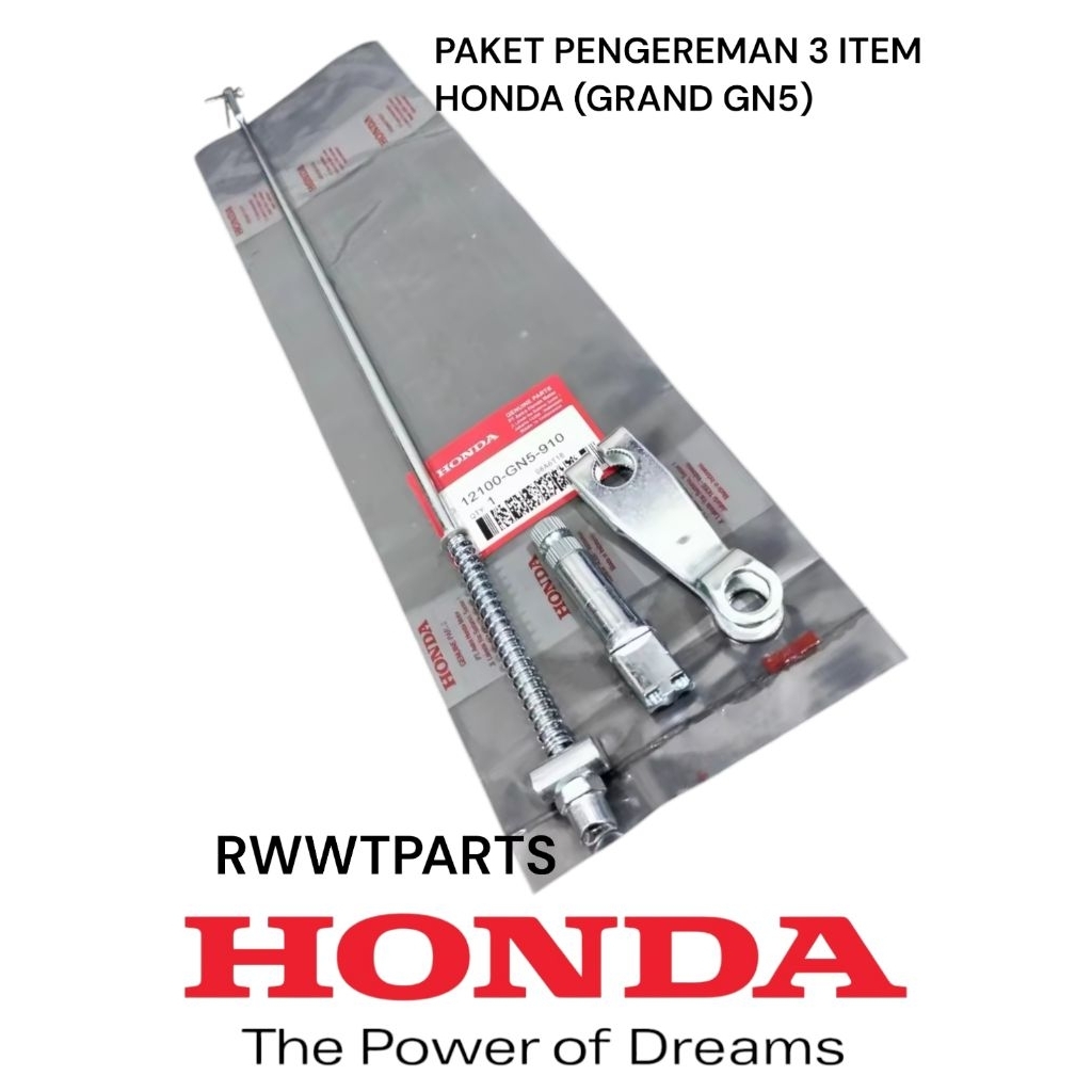 TIANG REM BELAKANG + PAHA REM + AS PAHA HONDA ASTERA GRAND LEGENDA (GN5)