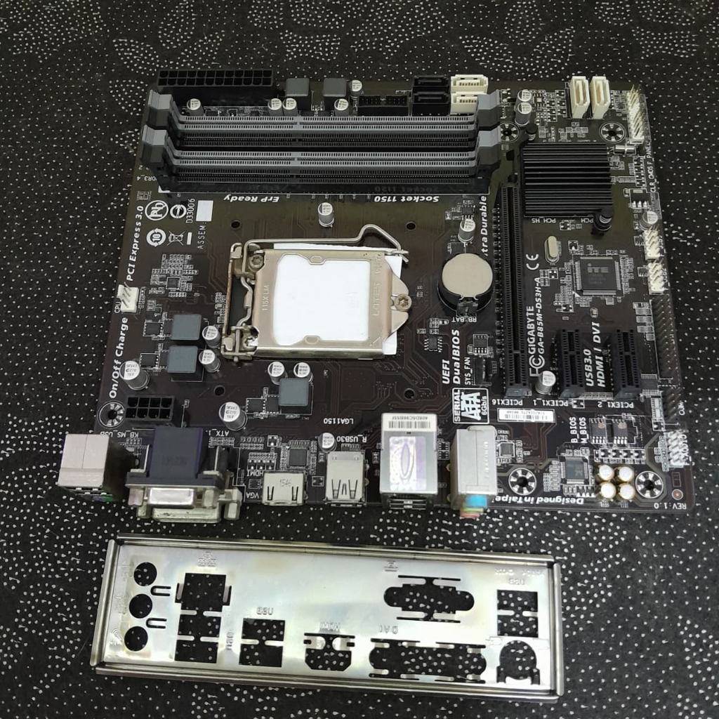 Mainboard Socket 1150/Gen4 seri B85 4slot Memori . -Gigabyte/Asus/Asrock/Biostar