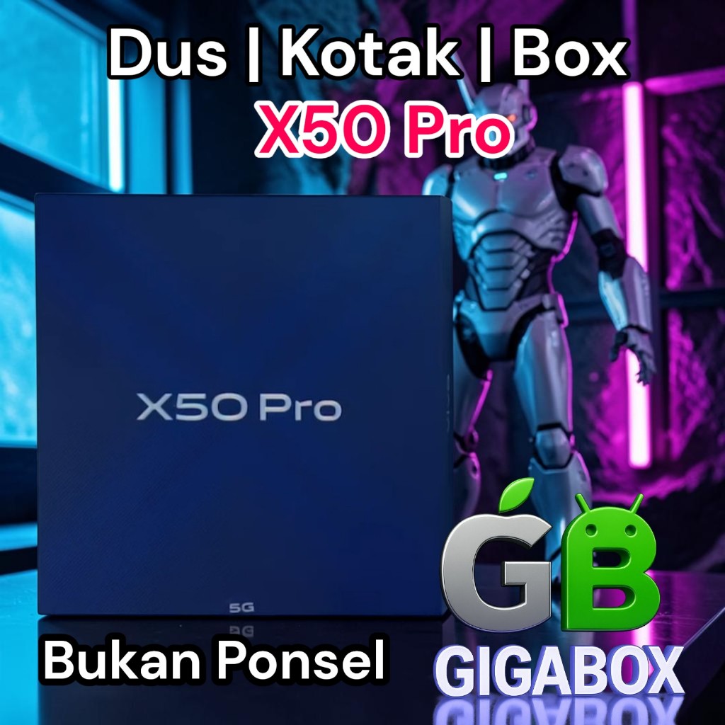 Dus | Kardus | Box Kemasan X50 Pro 4G | 5G– (Dus Only) untuk Pajangan Dekoratif