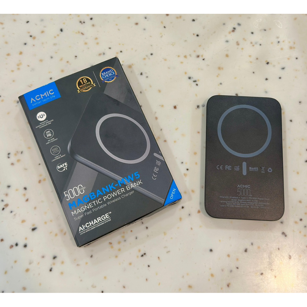 ACMIC Magnectic Powerbank MAGBANK-MW5 5000 MAH