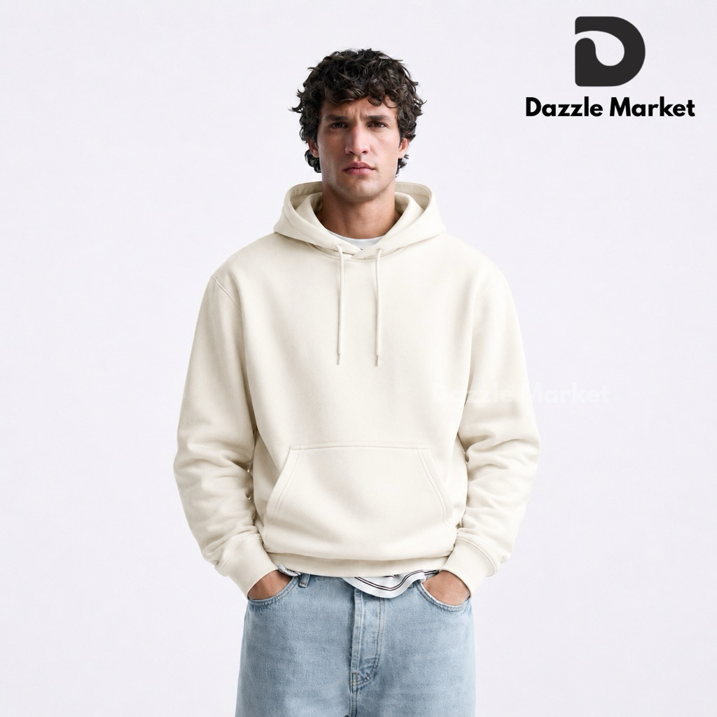 DAZZLE - Hoodie Polos Regular Fit | Sweater Polos Unisex Pria Wanita 300/330gsm.