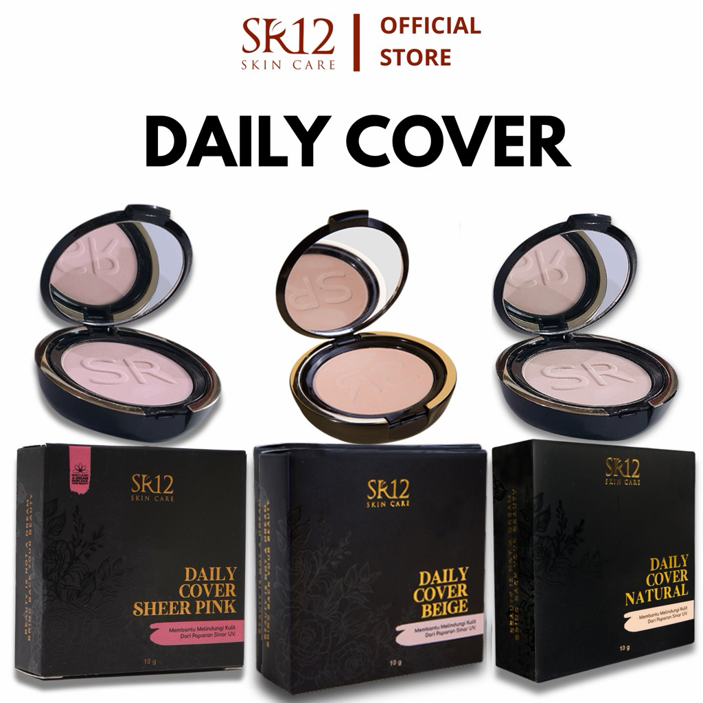 BEDAK SR12 DAILY COVER AWET TAHAN LAMA | Cocok untuk aktivitas sehari-hari | ANTI LUNTUR FULL COVERA